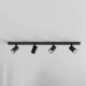 Ascoli Four Bar lampa sufitowa GU10 matowy czarny Astro