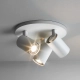 Ascoli Triple Round lampa sufitowa GU10 biały z teksturą