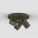 Ascoli Triple Round lampa sufitowa GU10 brąz