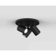 Ascoli Triple Round lampa sufitowa GU10 matowy czarny Astro