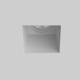 Blanco Square Fixed lampa sufitowa GU10 gips
