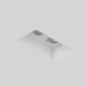 Blanco Twin Adjustable lampa sufitowa GU10 gips