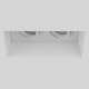 Blanco Twin Adjustable lampa sufitowa GU10 gips
