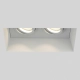 Blanco Twin Adjustable lampa sufitowa GU10 gips