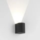 Dunbar 100 LED kinkiet 3,7W 64lm 3000K czarny z teksturą