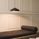 Ginestra 400 lampa wisząca E27 matowy czarny