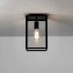 Homefield Ceiling lampa sufitowa E27 czarny z teksturą