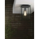 Homefield Ceiling lampa sufitowa E27 czarny z teksturą