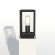 Homefield Pedestal lampa stojąca E27 czarny z teksturą