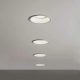 Minima Round LED lampa sufitowa 6,8W 434,2lm 2700K biały z teksturą Astro