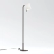 Mitsu Floor lampa podłogowa E27 brąz abażur Cone 173 biały Astro