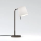 Mitsu Table lampka stołowa E27 brąz abażur Cone 173 biały Astro