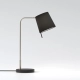 Mitsu Table lampka stołowa E27 matowy nikiel abażur Cone 173 czarny Astro