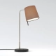 Mitsu Table lampka stołowa E27 matowy nikiel abażur Cone 173 mokka Astro