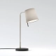 Mitsu Table lampka stołowa E27 matowy nikiel abażur Cone 173 piaskowy Astro