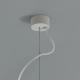 Osca 400 Round lampa wisząca GU10 gips