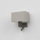 Park Lane Reader LED kinkiet E27 brąz abażur Rectangle 285 piaskowy Astro