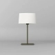 Park Lane Table lampka stołowa E27 brąz abażur  Tapered Oval biały Astro