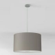 Pendant Suspension Kit 2 lampa wisząca E27 matowy nikiel abażur Drum 420 ostrygowy Astro