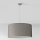 Pendant Suspension Kit 2 lampa wisząca E27 matowy nikiel abażur Drum 500 ostrygowy Astro