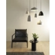 Pendant Suspension Kit 3 lampa wisząca E27 brąz abażur Tapered 320 Pendant
