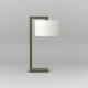 Ravello Table lampka stołowa E27 brąz abażur Drum 250 biały Astro
