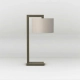 Ravello Table lampka stołowa E27 brąz abażur Drum 250 piaskowy Astro