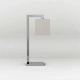 Ravello Table lampka stołowa E27 matowy nikiel abażur Tapered Square 195 biały Astro