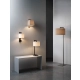 Ravello Table lampka stołowa E27 polerowany chrom abażur Tapered Square 195