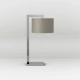 Ravello Table lampka stołowa E27 polerowany chrom abażur Drum 250 biały Astro