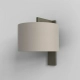 Ravello Wall kinkiet E27 brąz abażur Drum 250 piaskowy Astro