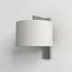 Ravello Wall kinkiet E27 matowy nikiel abażur Drum 250 biały Astro