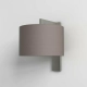 Ravello Wall kinkiet E27 matowy nikiel abażur Drum 250 ostrygowy Astro