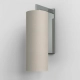 Ravello Wall kinkiet E27 polerowany chrom abażur Tube 135 piaskowy Astro