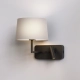 Side by Side Grande USB kinkiet E27 matowy czarny Astro