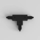 T Connector Left Farside Earth Track Lighting matowy czarny Astro
