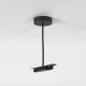 Track Suspension Central Live Supply Track Lighting matowy czarny Astro