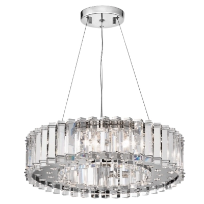 CRYSTAL SKYE 8lt lampa wisząca IP44 Elstead Lighting