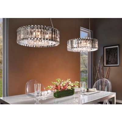 CRYSTAL SKYE 8lt lampa wisząca IP44 Elstead Lighting