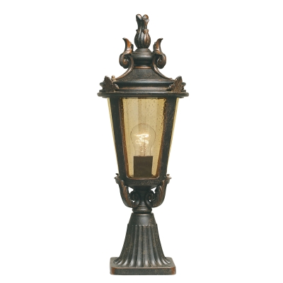 Baltimore lampa stojąca 1xE27 IP44 stary brąz Elstead Lighting