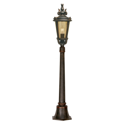 Baltimore lampa stojąca 1xE27 IP44 stary brąz Elstead Lighting