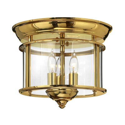 Gentry lampa sufitowa 3xE14 mosiądz Elstead Lighting