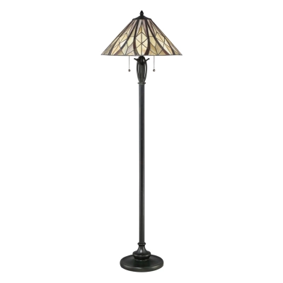 Victory lampa podłogowa 2xE27 ciemny brąz Elstead Lighting