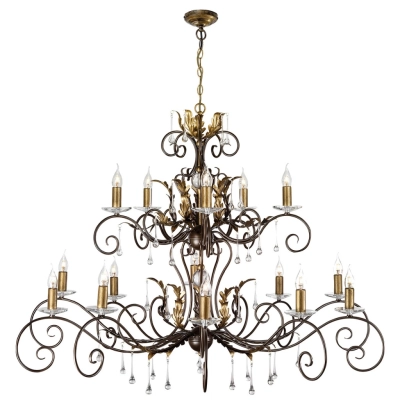 Amarilli żyrandol 15 x E14 AML15-BRONZE Elstead Lighting