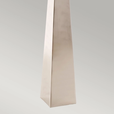 Ascent lampa podłogowa 1xE27 polerowany nikiel
