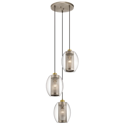 Asher II lampa wisząca 3 x E27 KL-ASHER-3PC-AP Elstead Lighting