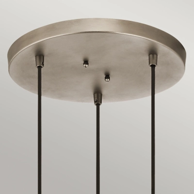 Asher II lampa wisząca 3xE27 antyczny pewter
