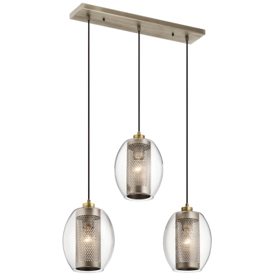 Asher II lampa wisząca 3 x E27 KL-ASHER-3PR-AP Elstead Lighting