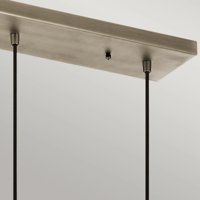 Asher II lampa wisząca 3xE27 antyczny pewter
