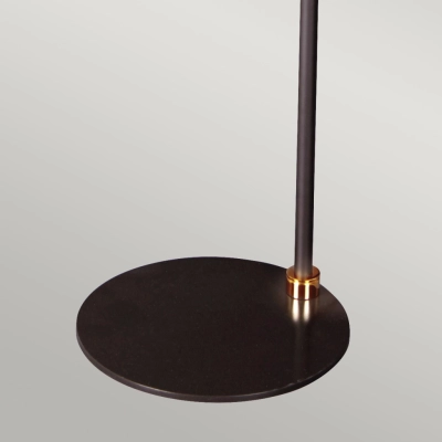 Balance lampa podłogowa 1xE27 czarny polerowany mosiądz